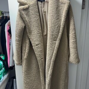 Zara Beige Teddy Jacket